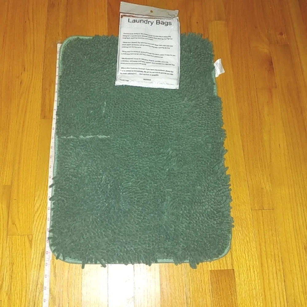Dark Green Bathroom Rug Small Bath Mat 17